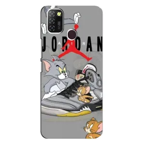 Силиконовый Чехол Nike Air Jordan на Инфиникс Хот 10 Лайт (Air Jordan)