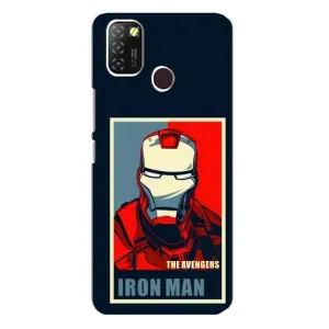 Чехол Супергерой Железный человек на Infinix Hot 10 Lite (Art Iron man)