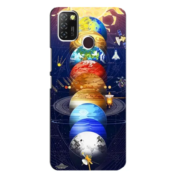 Чехол с рисунком «Арт планети» для Infinix Hot 10 Lite Чехол с рисунком «Арт планети» для Infinix Hot 10 Lite