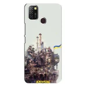 Чехлы на военную тематику для Infinix Hot 10 Lite (Азовсталь)