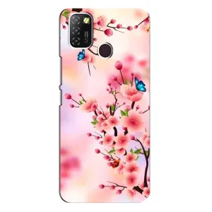 Чохол з картинкою Сакури на Infinix Hot 10 Lite (Метелики на сакурі)
