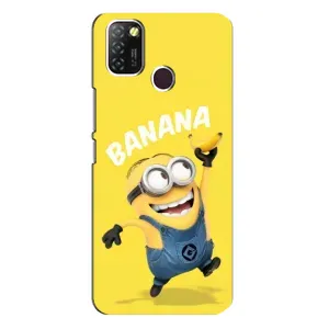 Мультяшний принт на Чохол для Інфінікс Хот 10 Лайт (Banana)