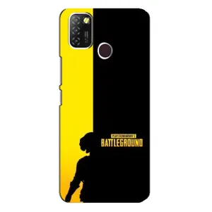 Чохол (TPU) з картинкою "Лого Пабг" на Інфінікс Хот 10 Лайт (Battlegrounds)