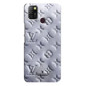 Текстурный Чехол Louis Vuitton для Инфиникс Хот 10 Лайт (Белый ЛВ)
