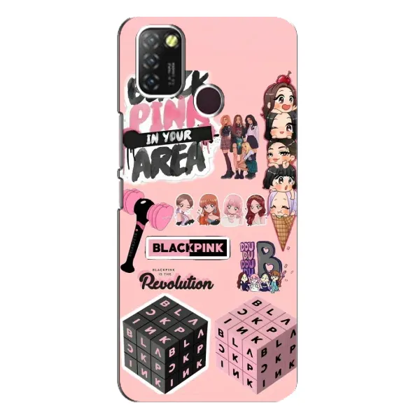 Чехол с рисунком «BLACK PINK коллаж» для Infinix Hot 10 Lite Чехол с рисунком «BLACK PINK коллаж» для Infinix Hot 10 Lite