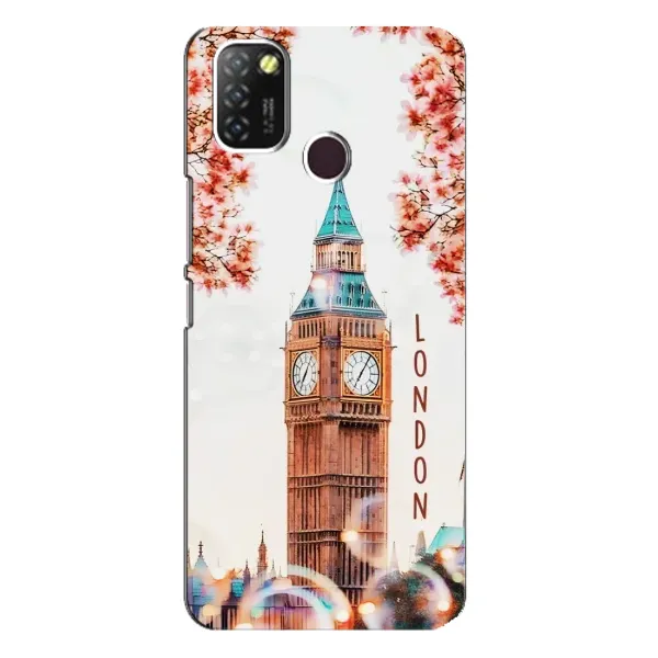Чехол с рисунком «Часы Лондон» для Infinix Hot 10 Lite Чехол с рисунком «Часы Лондон» для Infinix Hot 10 Lite