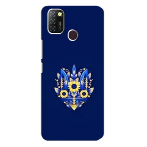 Чохол Укр Символіка для Infinix Hot 10 Lite (Квітучий Герб)