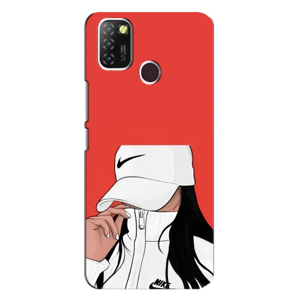 Чехол с рисунком «Девушка Nike» для Infinix Hot 10 Lite Чехол с рисунком «Девушка Nike» для Infinix Hot 10 Lite