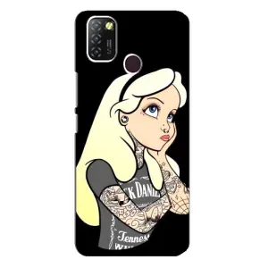Чехол Стильные девушки на Infinix Hot 10 Lite (Девушка обиделась)