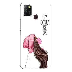 Чехол Стильные девушки на Infinix Hot 10 Lite (Девушка в маске)