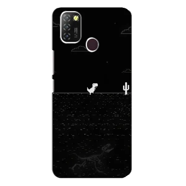 Чехол с рисунком «Динозаврик» для Infinix Hot 10 Lite Чехол с рисунком «Динозаврик» для Infinix Hot 10 Lite