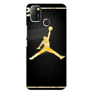 Силиконовый Чехол Nike Air Jordan на Инфиникс Хот 10 Лайт (Джордан 23)