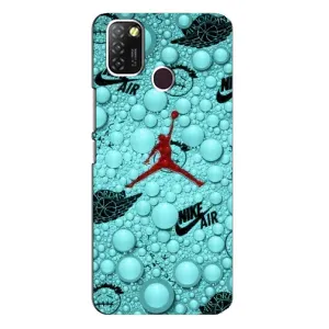 Силиконовый Чехол Nike Air Jordan на Инфиникс Хот 10 Лайт (Джордан Найк)