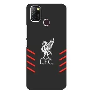 Силиконовые Чехлы принт Футбол на Infinix Hot 10 Lite (Эмблема Liverpool)
