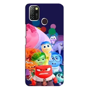 Чохол Головоломка для Infinix Hot 10 Lite - (AlphaPrint) (Герої головоломки)