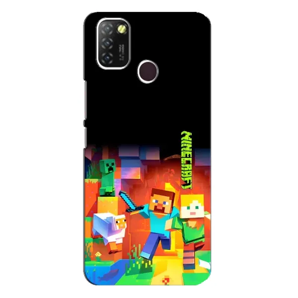 Чехол с рисунком «Герой Майнкрафт» для Infinix Hot 10 Lite Чехол с рисунком «Герой Майнкрафт» для Infinix Hot 10 Lite