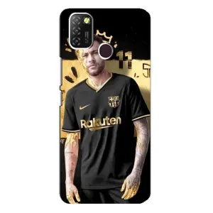 Силиконовый Чехол Infinix Hot 10 Lite (Gold Neymar)
