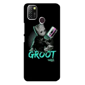 Чехол Супергерои Марвел на Инфиникс Хот 10 Лайт (Groot)