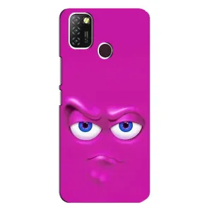 Силиконовые Чехлы (смешные стикеры) для Infinix Hot 10 Lite (Хитрая мордочка)