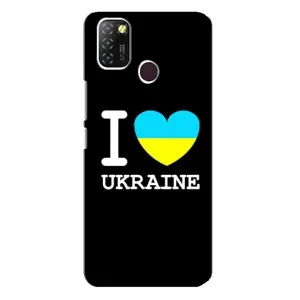 Чехол с Украинской символикой на Инфиникс Хот 10 Лайт (I Love Ukraine)