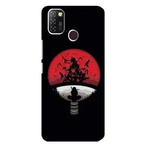 Чохли з принтом Ітачі Учіха на Infinix Hot 10 Lite (Ітачі на чорному)
