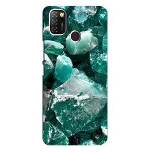 Чехол (Дорого -богато) на Infinix Hot 10 Lite (Изумруд)