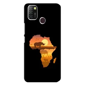 Літній Чохол на Infinix Hot 10 Lite (Карта)