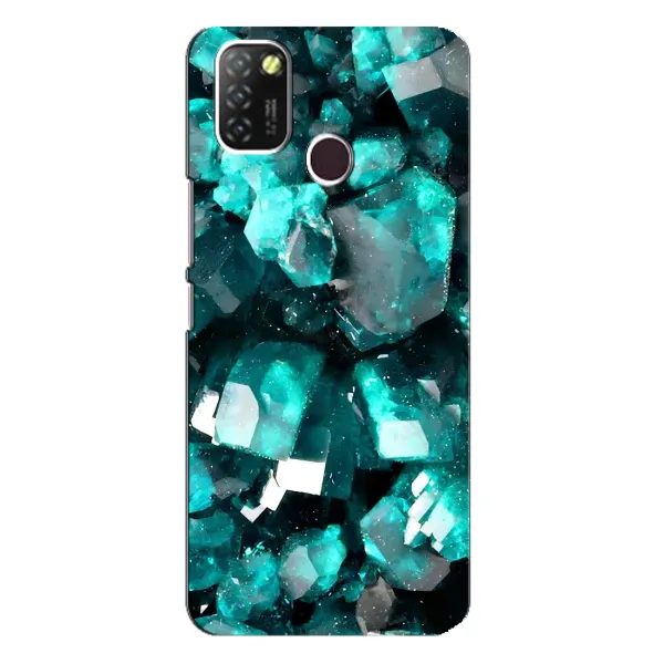 Чехол с рисунком «Кристалы» для Infinix Hot 10 Lite Чехол с рисунком «Кристалы» для Infinix Hot 10 Lite