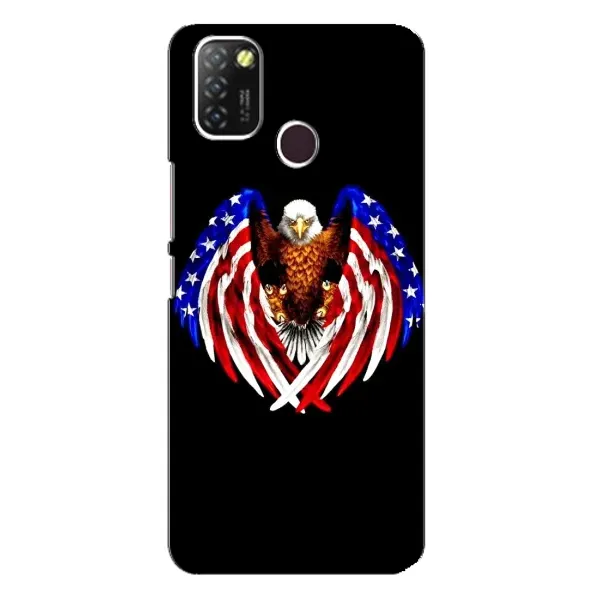 Чехол с рисунком «Крылья США» для Infinix Hot 10 Lite Чехол с рисунком «Крылья США» для Infinix Hot 10 Lite