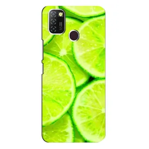 Чохол з зображенням смачної їжі для Infinix Hot 10 Lite (Лайм)