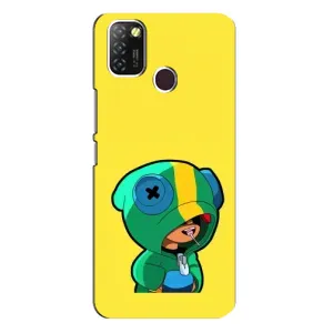 Чохол Бравл Старс для Infinix Hot 10 Lite (Леон (LEON))