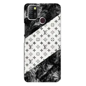 Чехол Стиль Louis Vuitton на Infinix Hot 10 Lite (LV на белом)