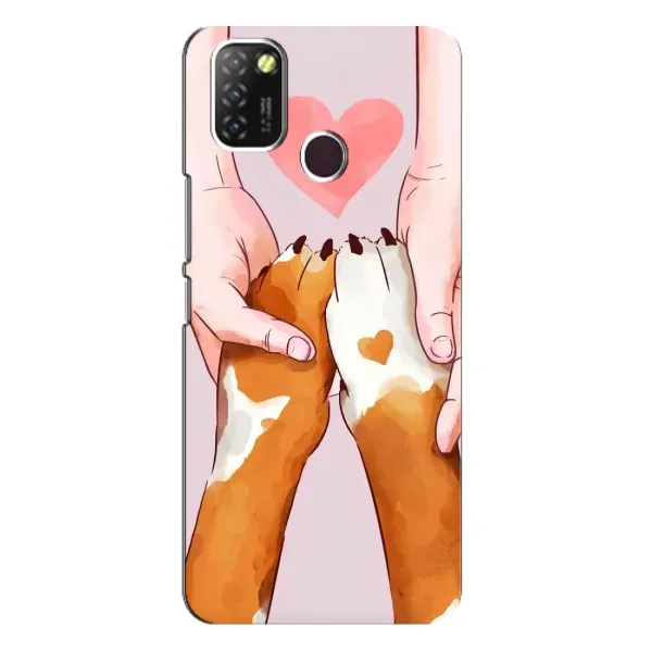Чехол с рисунком «Любовь к собакам» для Infinix Hot 10 Lite Чехол с рисунком «Любовь к собакам» для Infinix Hot 10 Lite
