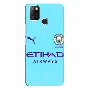 Силиконовые Чехлы принт Футбол на Infinix Hot 10 Lite (Man City)