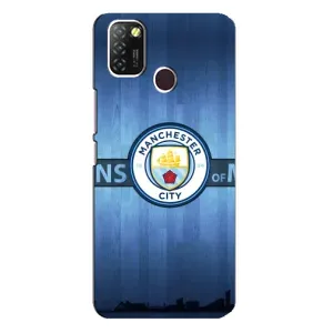 Силиконовые Чехлы принт Футбол на Infinix Hot 10 Lite (ManCity)