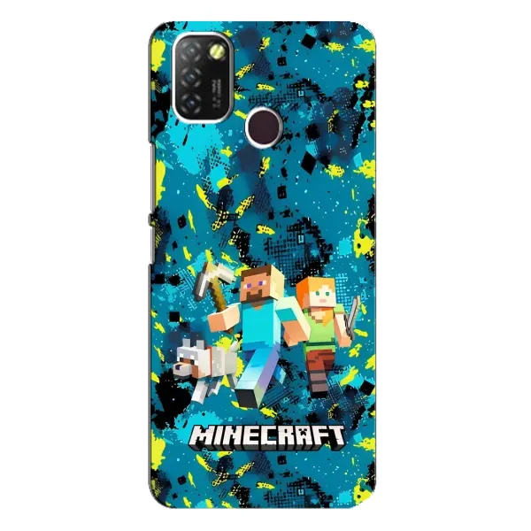 Чехол с рисунком «Майнкрафт» для Infinix Hot 10 Lite Чехол с рисунком «Майнкрафт» для Infinix Hot 10 Lite