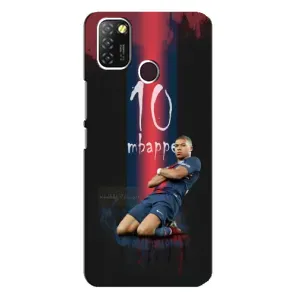 Чехол (TPU) с Футболистом на Infinix Hot 10 Lite (MBAPPE 10)