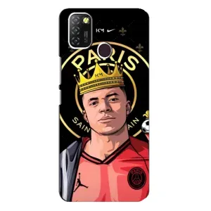 Чехол (TPU) с Футболистом на Infinix Hot 10 Lite (Mbappe King)
