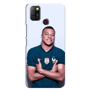 Чехол (TPU) с Футболистом на Infinix Hot 10 Lite (Мбаппешичка)
