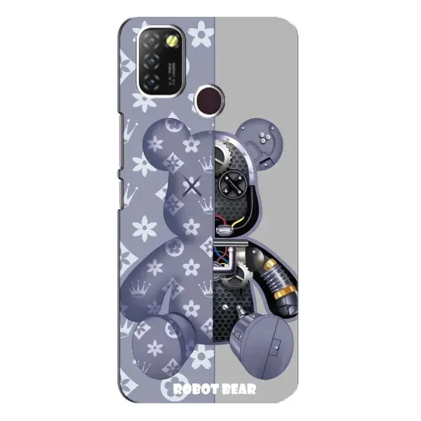 Чехол с рисунком «Медведь Louis Vuitton» для Infinix Hot 10 Lite