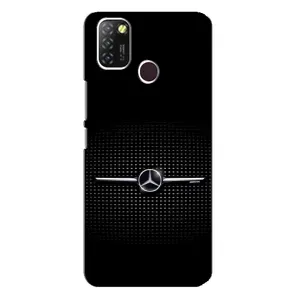 Силіконовий бампер з картинкою машини на Infinix Hot 10 Lite (Mercedes)