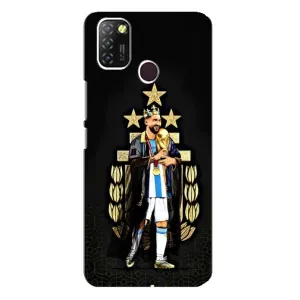 Чехлы Лео Месси Аргентина для Infinix Hot 10 Lite (Месси король)