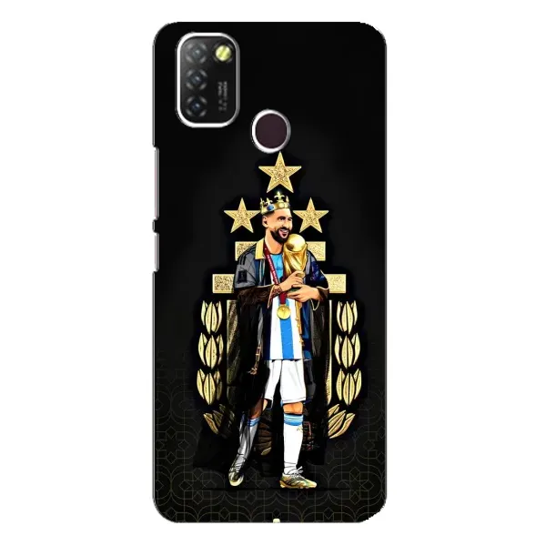 Чехол с рисунком «Месси король» для Infinix Hot 10 Lite Чехол с рисунком «Месси король» для Infinix Hot 10 Lite