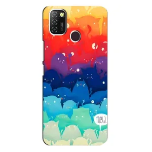 Силіконовий чохол з котиком для Infinix Hot 10 Lite (Mew)
