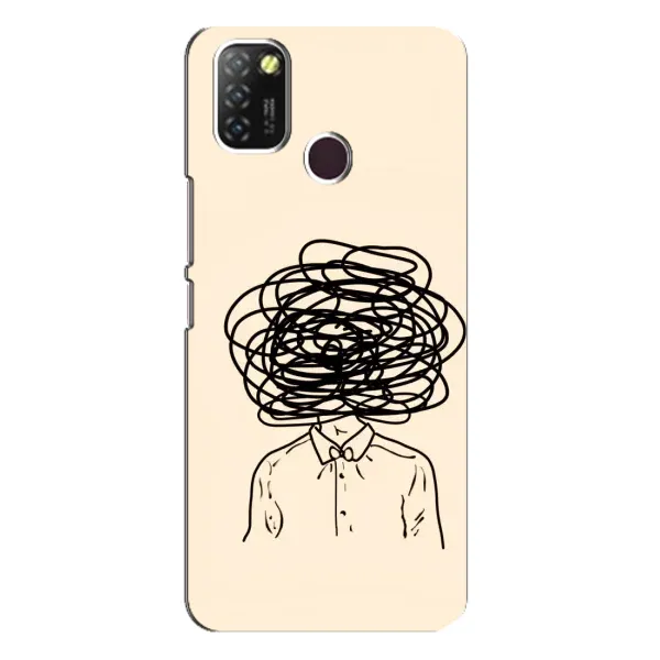 Чехол с рисунком «Мысли» для Infinix Hot 10 Lite Чехол с рисунком «Мысли» для Infinix Hot 10 Lite