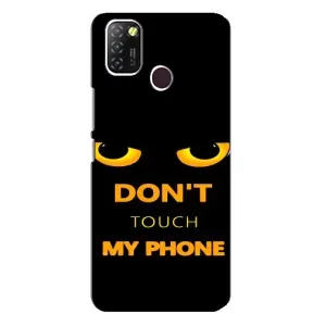 Чохол з Прикольним Принтом на Infinix Hot 10 Lite (Не чіпай мій телефон)