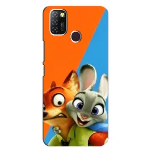 Чохли ЗООТРОПОЛІС для Infinix Hot 10 Lite (Нік і Хопс)