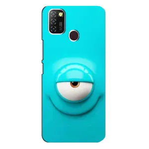 Силиконовые Чехлы (смешные стикеры) для Infinix Hot 10 Lite (Одноглазик)