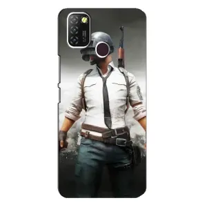 Чохол з картинкою "Герой Pubg" на Infinix Hot 10 Lite (Пабг)