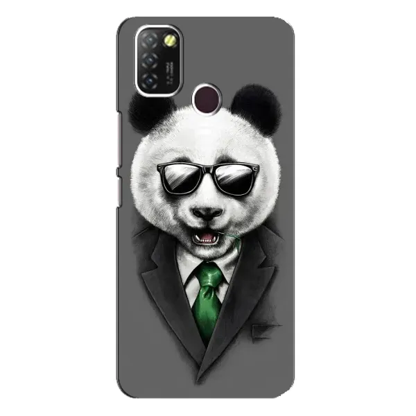 Чехол с рисунком «Панда в очках» для Infinix Hot 10 Lite Чехол с рисунком «Панда в очках» для Infinix Hot 10 Lite